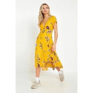 Free People Lost In You Floral Maxi Dress Medium